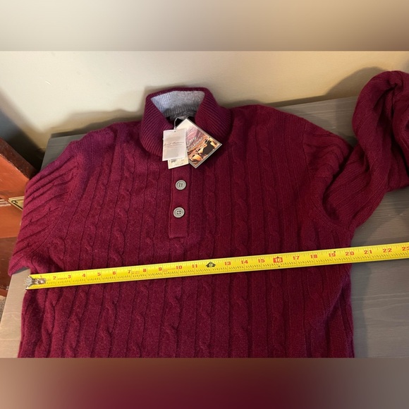 Daniel Cremieux 100% Cashmere Cable knit Sweater New - Picture 7 of 11